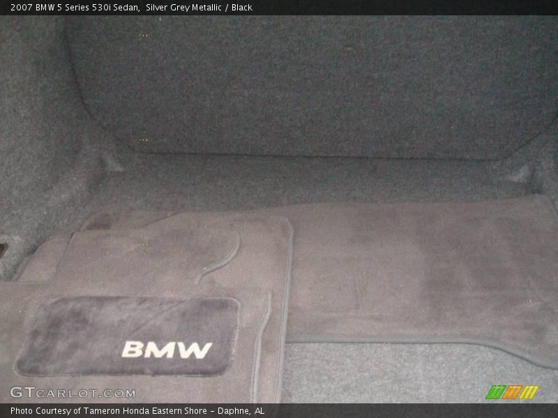 Silver Grey Metallic / Black 2007 BMW 5 Series 530i Sedan