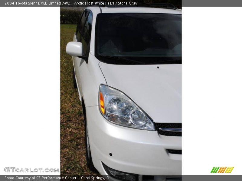Arctic Frost White Pearl / Stone Gray 2004 Toyota Sienna XLE Limited AWD