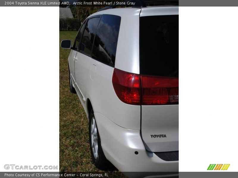 Arctic Frost White Pearl / Stone Gray 2004 Toyota Sienna XLE Limited AWD