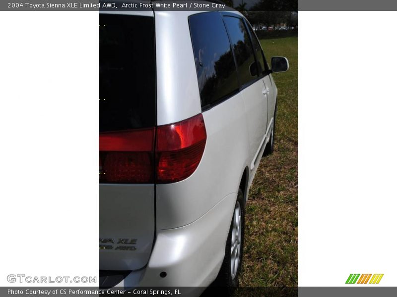 Arctic Frost White Pearl / Stone Gray 2004 Toyota Sienna XLE Limited AWD