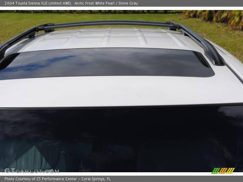 Arctic Frost White Pearl / Stone Gray 2004 Toyota Sienna XLE Limited AWD