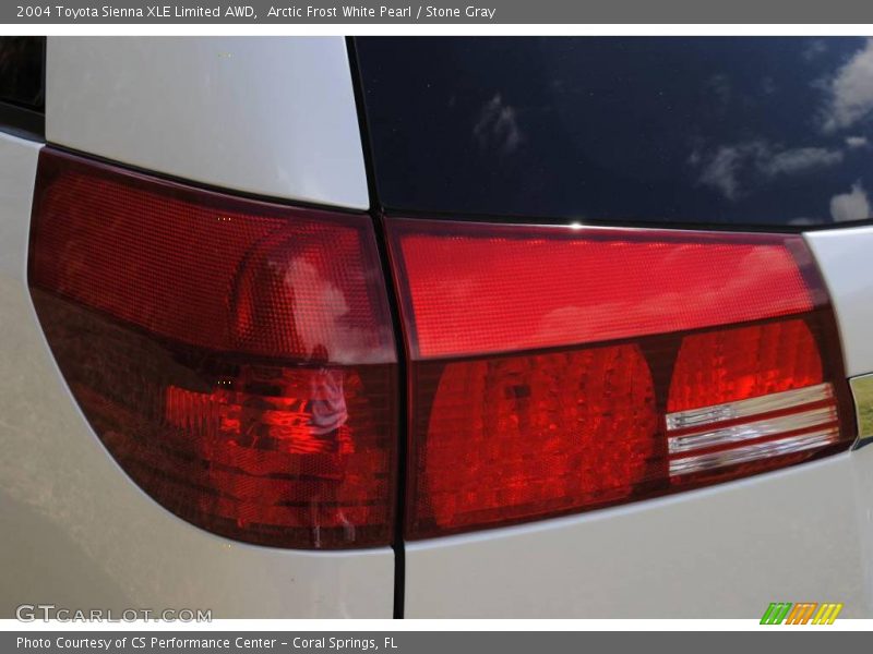 Arctic Frost White Pearl / Stone Gray 2004 Toyota Sienna XLE Limited AWD