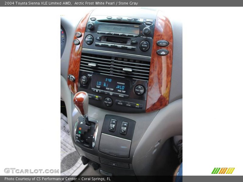 Arctic Frost White Pearl / Stone Gray 2004 Toyota Sienna XLE Limited AWD