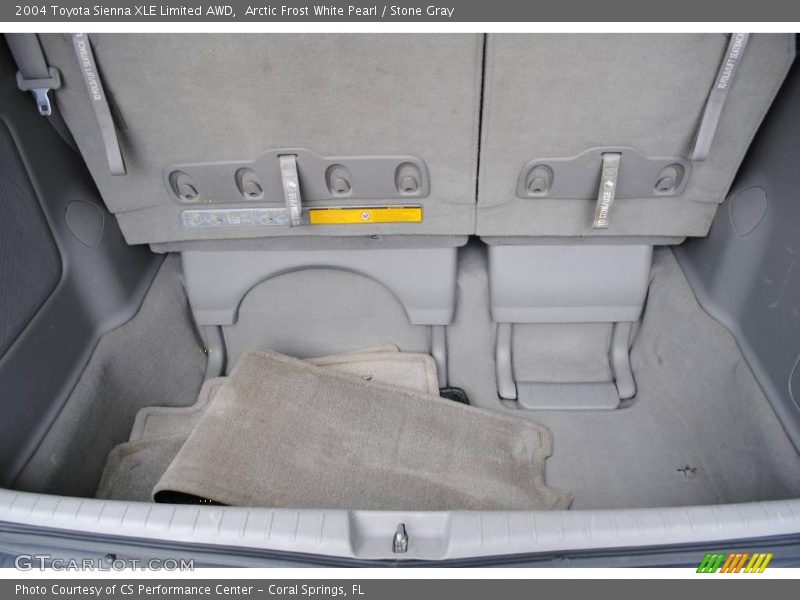 Arctic Frost White Pearl / Stone Gray 2004 Toyota Sienna XLE Limited AWD