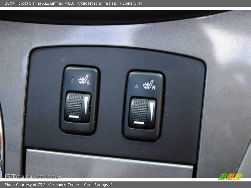 Arctic Frost White Pearl / Stone Gray 2004 Toyota Sienna XLE Limited AWD