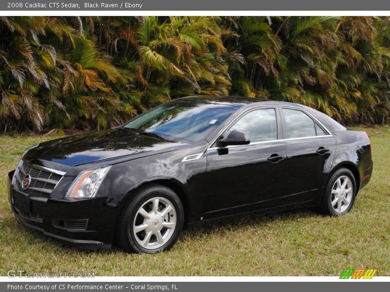 Black Raven / Ebony 2008 Cadillac CTS Sedan