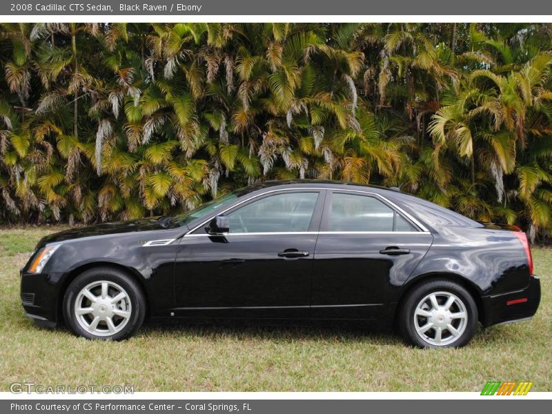 Black Raven / Ebony 2008 Cadillac CTS Sedan