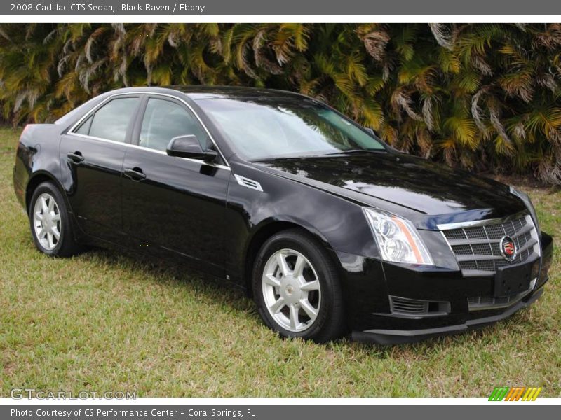 Black Raven / Ebony 2008 Cadillac CTS Sedan