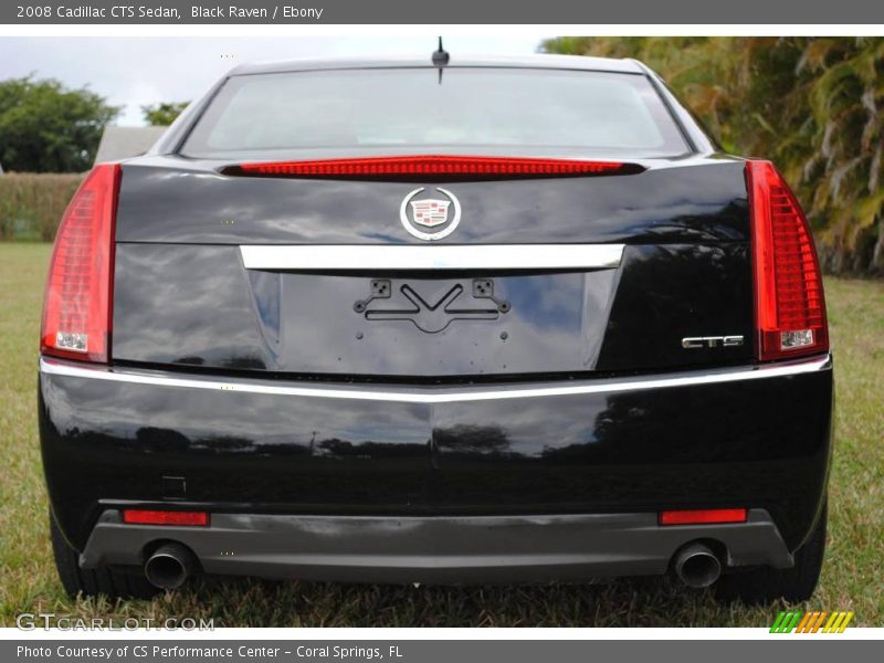 Black Raven / Ebony 2008 Cadillac CTS Sedan