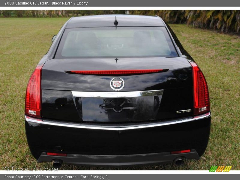 Black Raven / Ebony 2008 Cadillac CTS Sedan