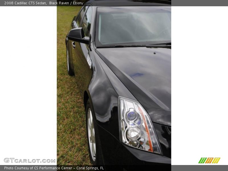 Black Raven / Ebony 2008 Cadillac CTS Sedan