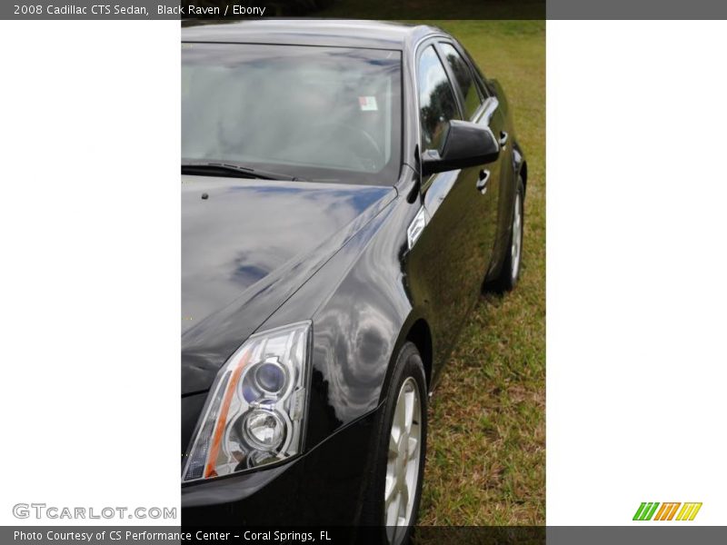 Black Raven / Ebony 2008 Cadillac CTS Sedan
