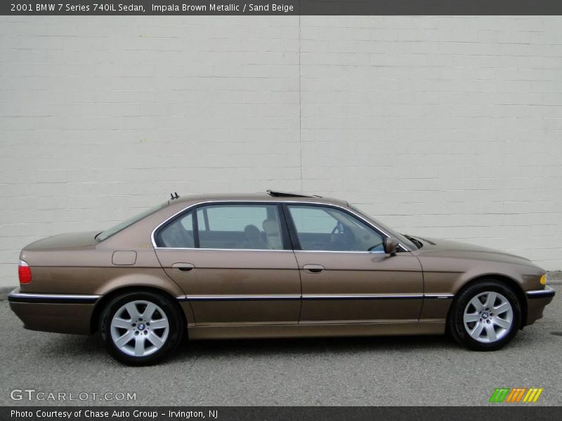 Impala Brown Metallic / Sand Beige 2001 BMW 7 Series 740iL Sedan