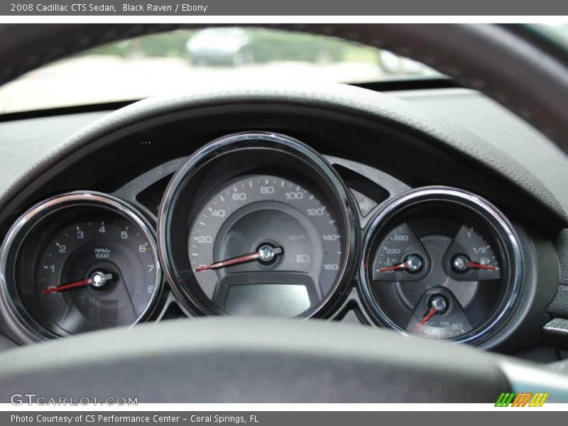 Black Raven / Ebony 2008 Cadillac CTS Sedan