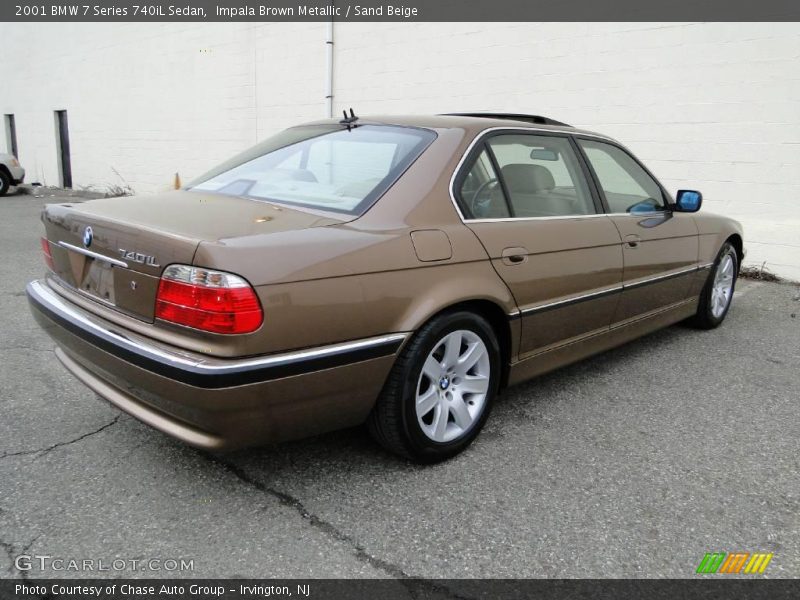 Impala Brown Metallic / Sand Beige 2001 BMW 7 Series 740iL Sedan