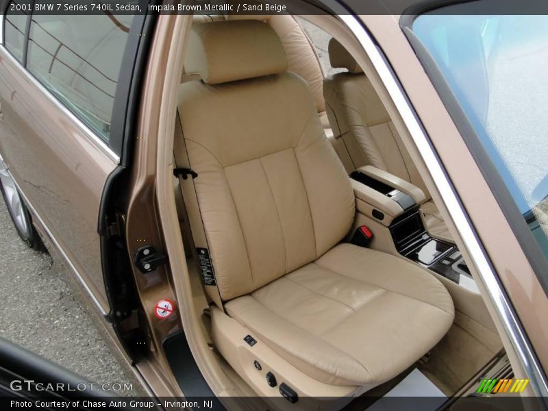 Impala Brown Metallic / Sand Beige 2001 BMW 7 Series 740iL Sedan