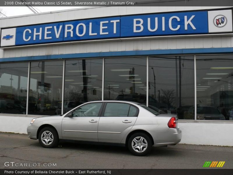 Silverstone Metallic / Titanium Gray 2008 Chevrolet Malibu Classic LS Sedan