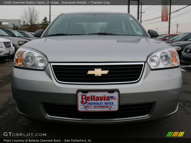Silverstone Metallic / Titanium Gray 2008 Chevrolet Malibu Classic LS Sedan
