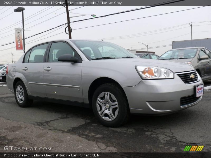 Silverstone Metallic / Titanium Gray 2008 Chevrolet Malibu Classic LS Sedan