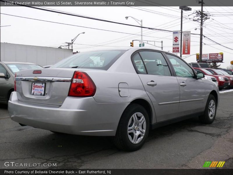 Silverstone Metallic / Titanium Gray 2008 Chevrolet Malibu Classic LS Sedan