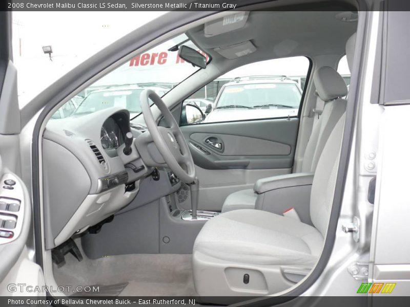 Silverstone Metallic / Titanium Gray 2008 Chevrolet Malibu Classic LS Sedan