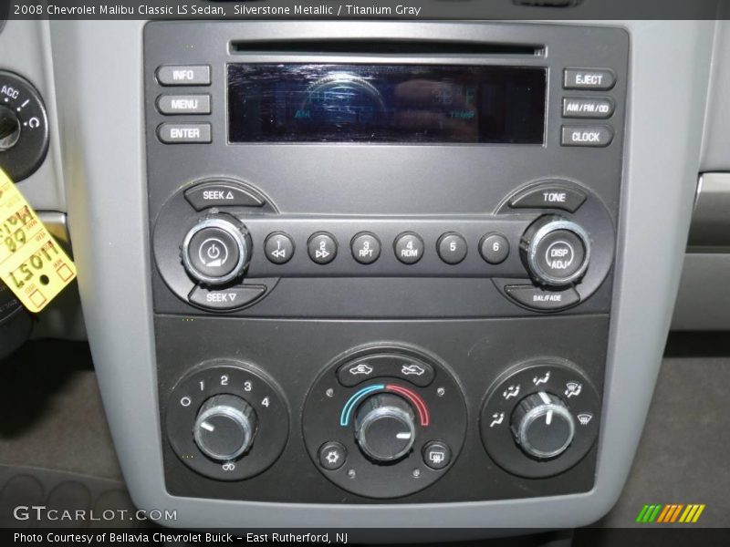 Silverstone Metallic / Titanium Gray 2008 Chevrolet Malibu Classic LS Sedan