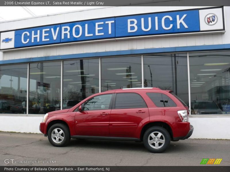 Salsa Red Metallic / Light Gray 2006 Chevrolet Equinox LT