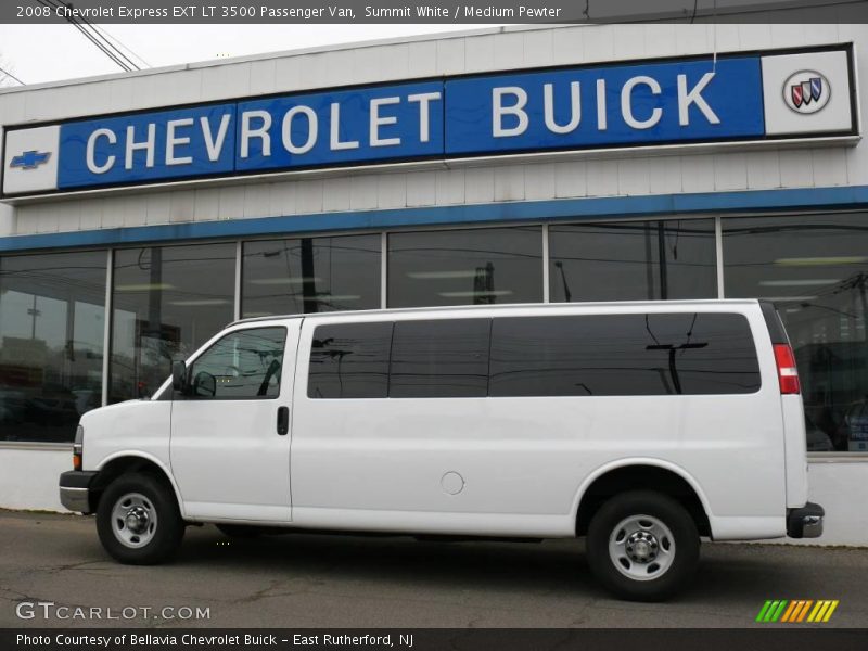 Summit White / Medium Pewter 2008 Chevrolet Express EXT LT 3500 Passenger Van