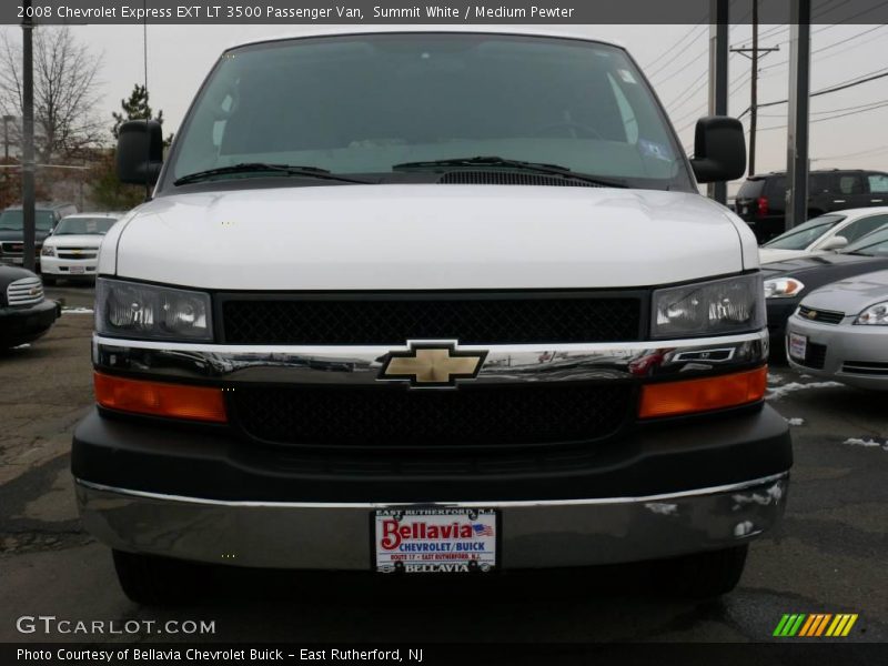 Summit White / Medium Pewter 2008 Chevrolet Express EXT LT 3500 Passenger Van