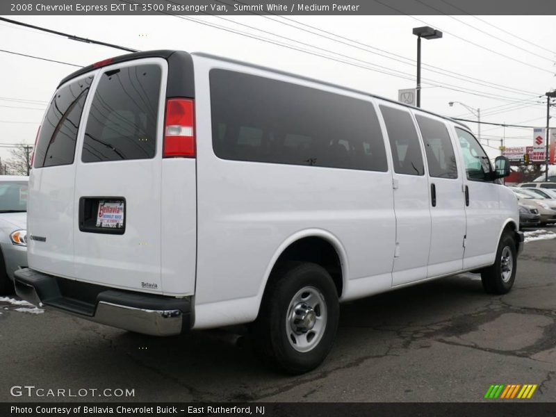 Summit White / Medium Pewter 2008 Chevrolet Express EXT LT 3500 Passenger Van