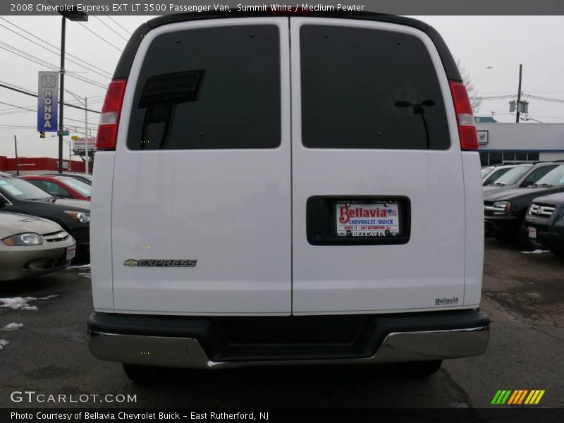 Summit White / Medium Pewter 2008 Chevrolet Express EXT LT 3500 Passenger Van