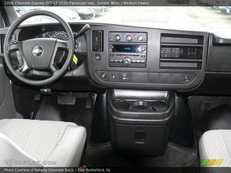 Summit White / Medium Pewter 2008 Chevrolet Express EXT LT 3500 Passenger Van
