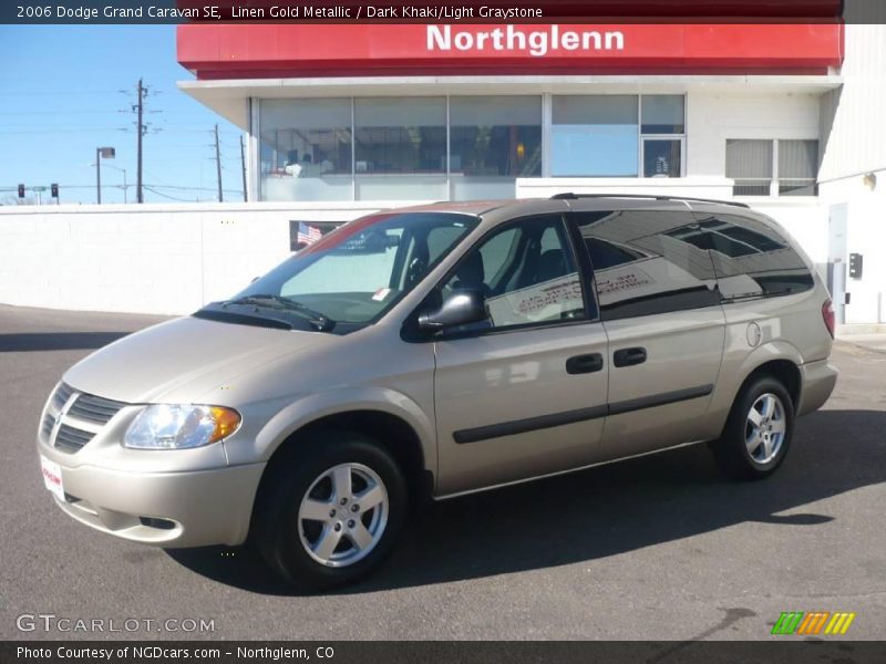 Linen Gold Metallic / Dark Khaki/Light Graystone 2006 Dodge Grand Caravan SE