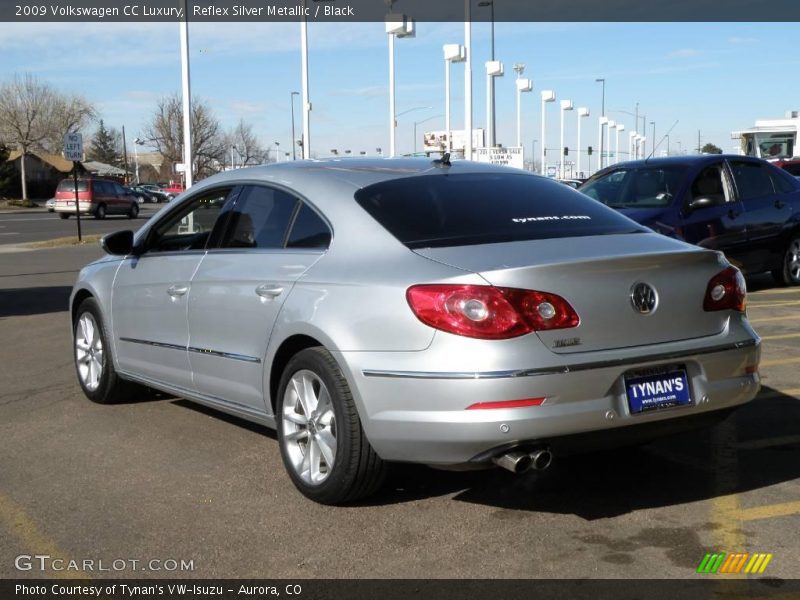 Reflex Silver Metallic / Black 2009 Volkswagen CC Luxury