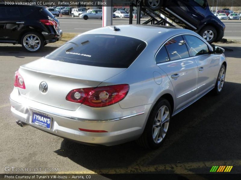 Reflex Silver Metallic / Black 2009 Volkswagen CC Luxury
