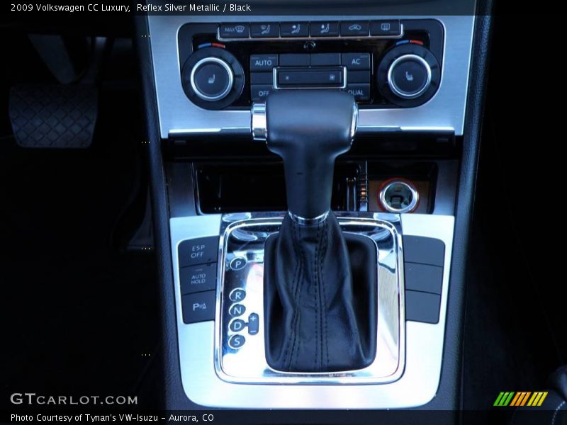 Reflex Silver Metallic / Black 2009 Volkswagen CC Luxury