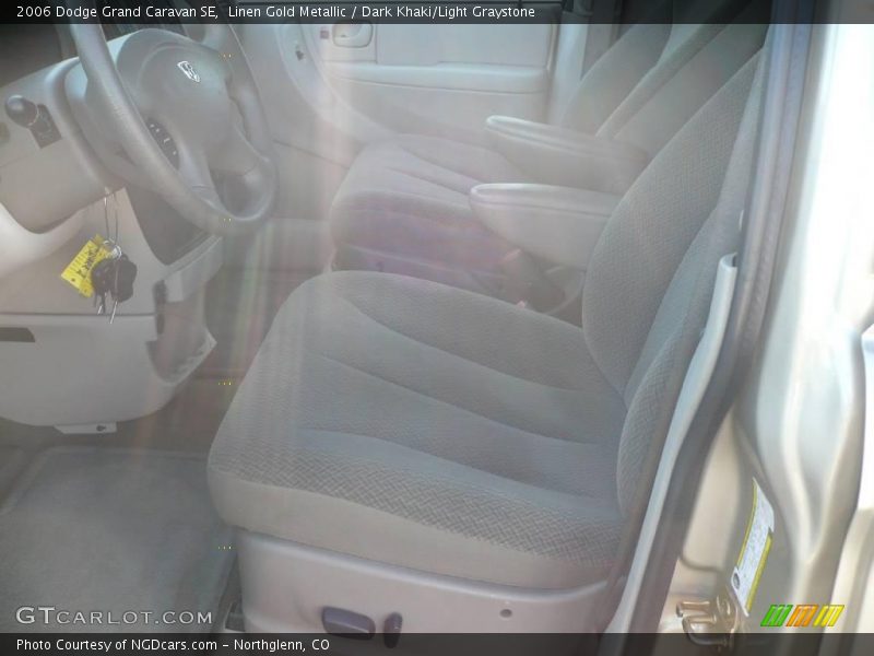 Linen Gold Metallic / Dark Khaki/Light Graystone 2006 Dodge Grand Caravan SE