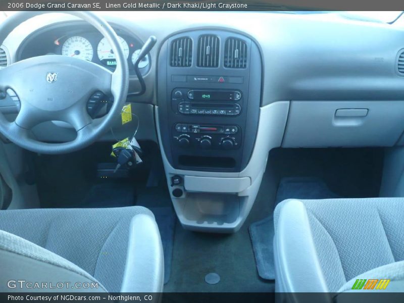 Linen Gold Metallic / Dark Khaki/Light Graystone 2006 Dodge Grand Caravan SE