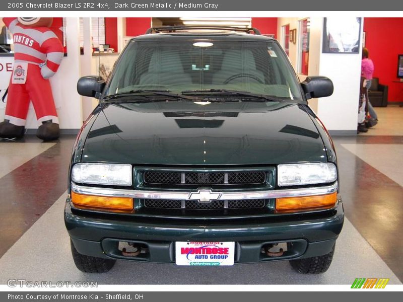 Dark Green Metallic / Medium Gray 2005 Chevrolet Blazer LS ZR2 4x4