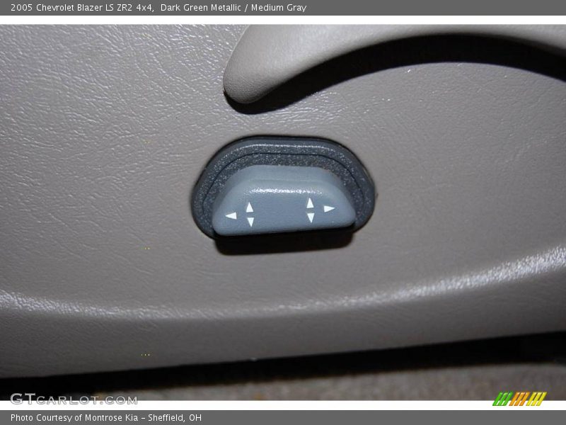 Dark Green Metallic / Medium Gray 2005 Chevrolet Blazer LS ZR2 4x4