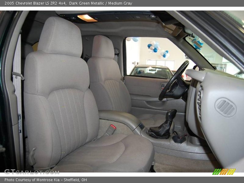Dark Green Metallic / Medium Gray 2005 Chevrolet Blazer LS ZR2 4x4