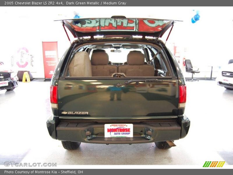 Dark Green Metallic / Medium Gray 2005 Chevrolet Blazer LS ZR2 4x4