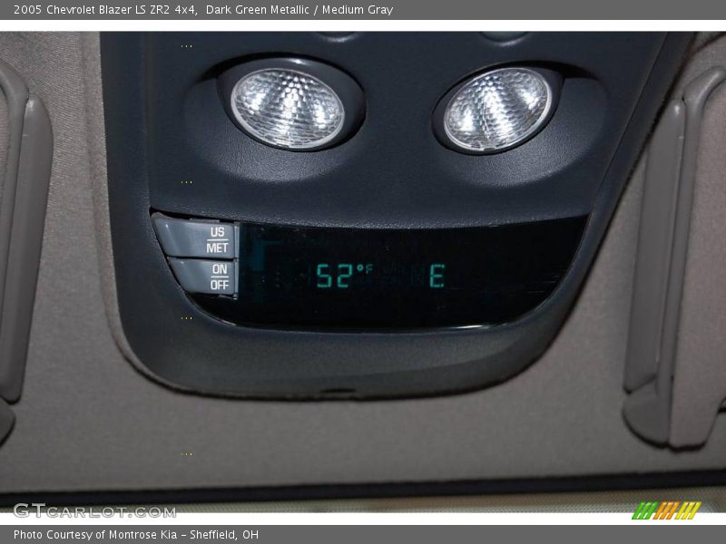 Dark Green Metallic / Medium Gray 2005 Chevrolet Blazer LS ZR2 4x4