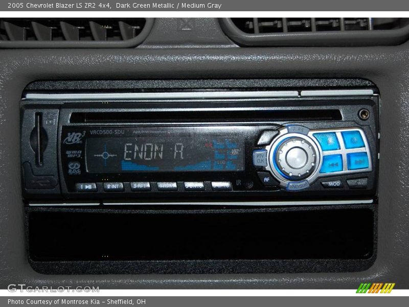 Dark Green Metallic / Medium Gray 2005 Chevrolet Blazer LS ZR2 4x4