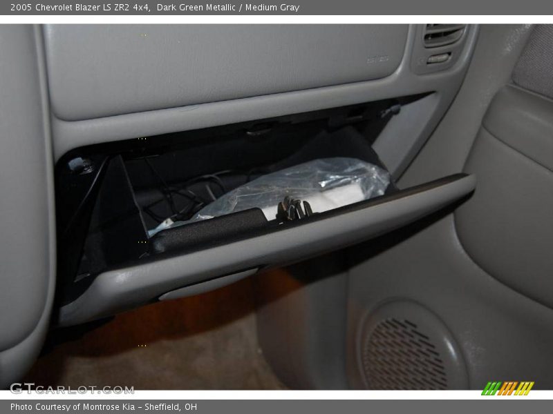 Dark Green Metallic / Medium Gray 2005 Chevrolet Blazer LS ZR2 4x4