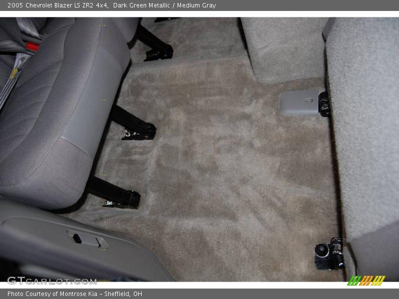 Dark Green Metallic / Medium Gray 2005 Chevrolet Blazer LS ZR2 4x4