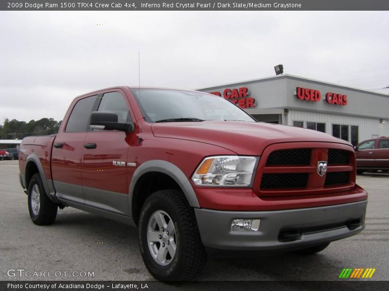 Inferno Red Crystal Pearl / Dark Slate/Medium Graystone 2009 Dodge Ram 1500 TRX4 Crew Cab 4x4