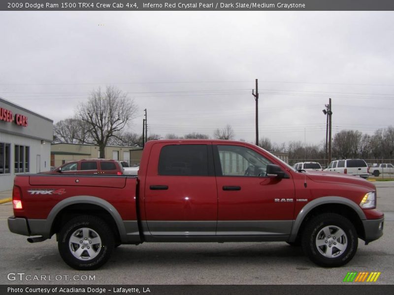 Inferno Red Crystal Pearl / Dark Slate/Medium Graystone 2009 Dodge Ram 1500 TRX4 Crew Cab 4x4