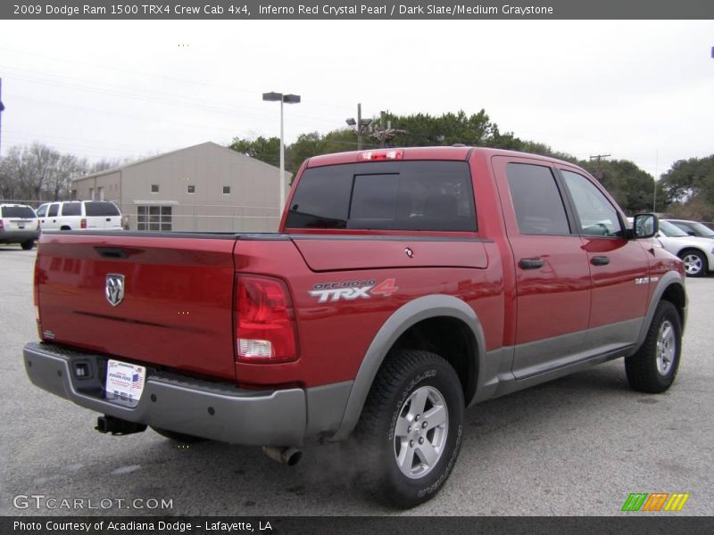 Inferno Red Crystal Pearl / Dark Slate/Medium Graystone 2009 Dodge Ram 1500 TRX4 Crew Cab 4x4