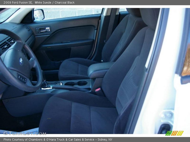 White Suede / Charcoal Black 2009 Ford Fusion SE